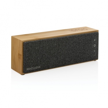Logo trade advertising products picture of: Wynn 10W bamboo wireless speaker