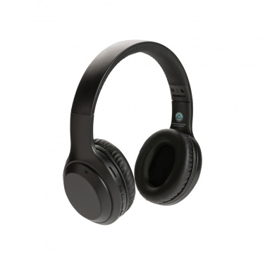 Logo trade promotional products picture of: RCS standard recycled plastic headphone