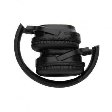 Logotrade advertising products photo of: RCS and bamboo Elite Foldable wireless headphone