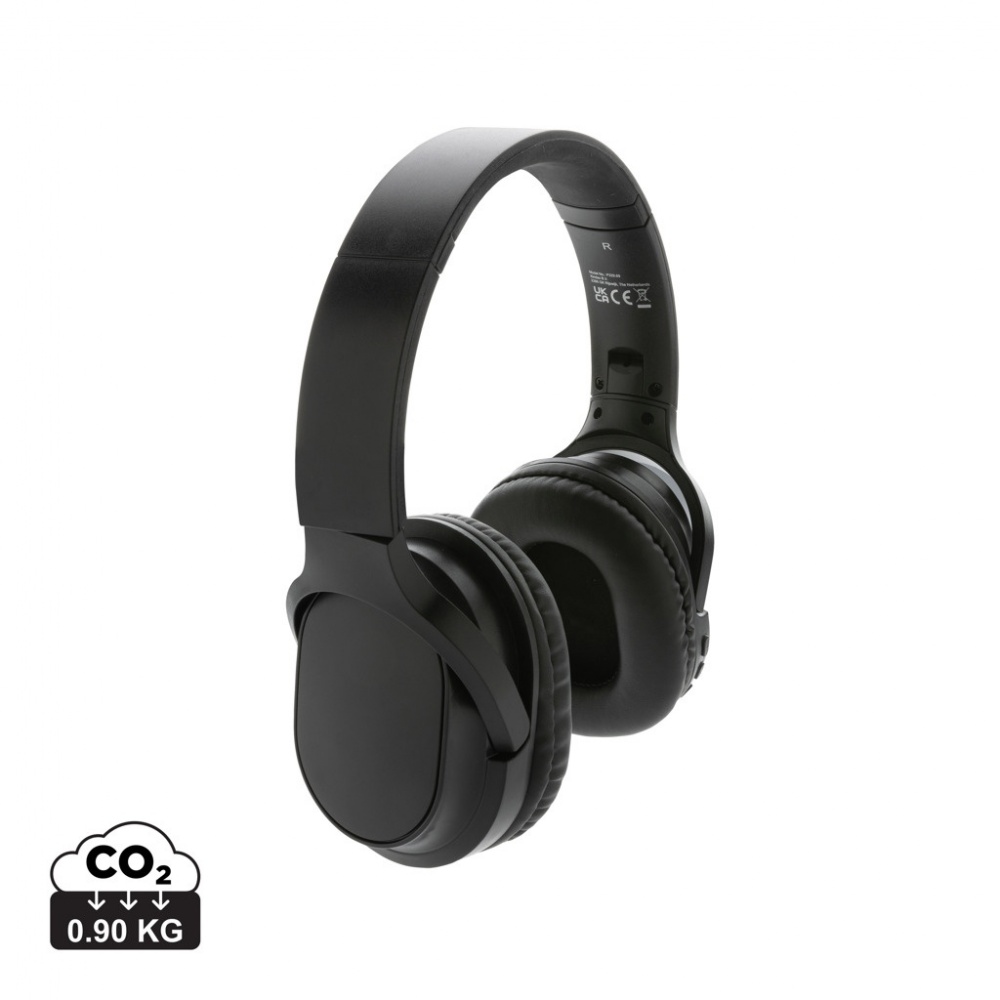 Logotrade promotional merchandise photo of: RCS recycled plastic Elite Foldable wireless headphone