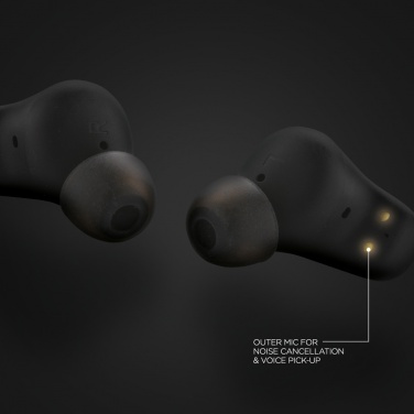 Logotrade promotional merchandise image of: Urban Vitamin Gilroy hybrid ANC and ENC earbuds