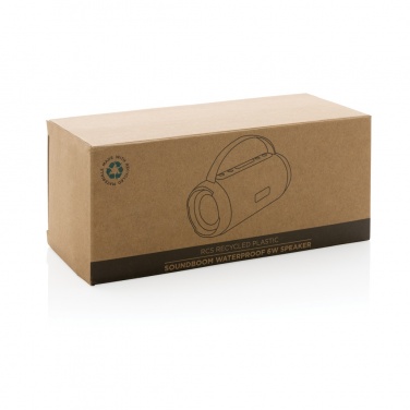 Logotrade promotional giveaway image of: RCS recycled plastic Soundboom waterproof 6W speaker