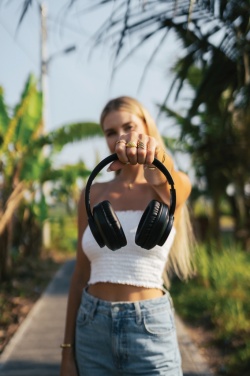 Logotrade promotional product picture of: Terra RCS recycled aluminium wireless headphone