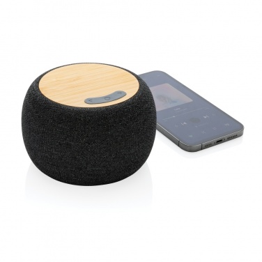 Logotrade promotional merchandise photo of: RCS Rplastic/PET and bamboo 5W speaker