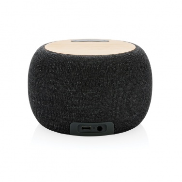 Logotrade advertising product picture of: RCS Rplastic/PET and bamboo 5W speaker