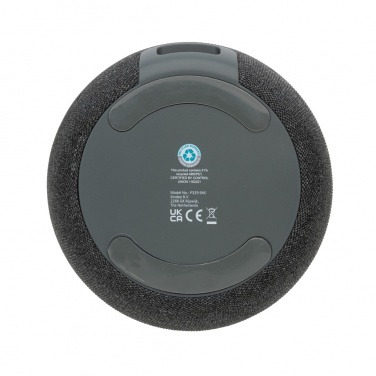 Logotrade promotional giveaway image of: RCS Rplastic/PET and bamboo 5W speaker