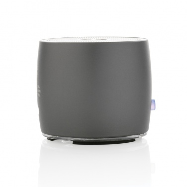Logo trade promotional gift photo of: Swiss Peak RCS recycled aluminum 3W bass speaker