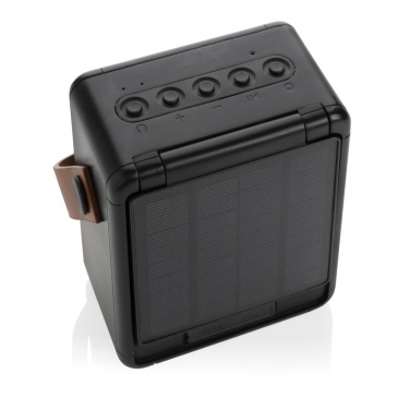Logotrade advertising product picture of: Skywave RCS recycled plastic solar speaker 12W