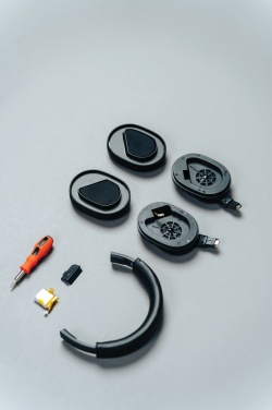 Logotrade corporate gift picture of: Irvine RCS recycled and repairable ANC wireless headphone
