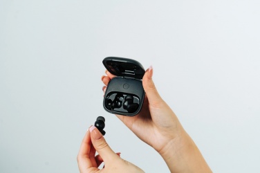 Logo trade advertising products picture of: Lakewood RCS recycled and repairable wireless earbuds