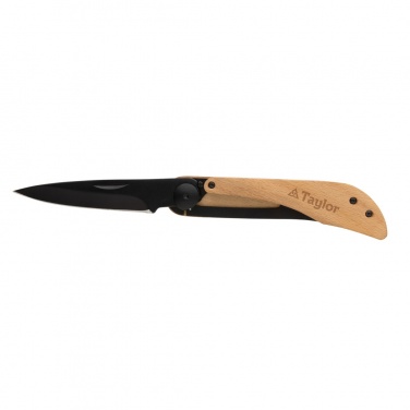 Logo trade promotional product photo of: Nemus Luxury Wooden knife with lock