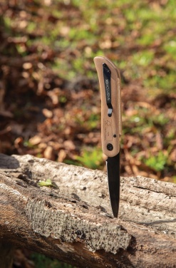 Logo trade business gifts image of: Nemus Luxury Wooden knife with lock