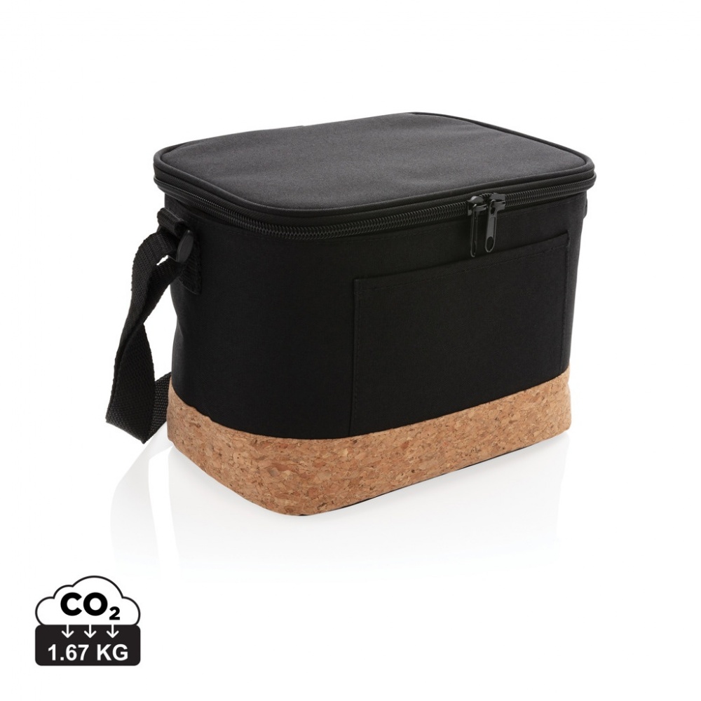 Logotrade promotional item image of: Two tone cooler bag with cork detail