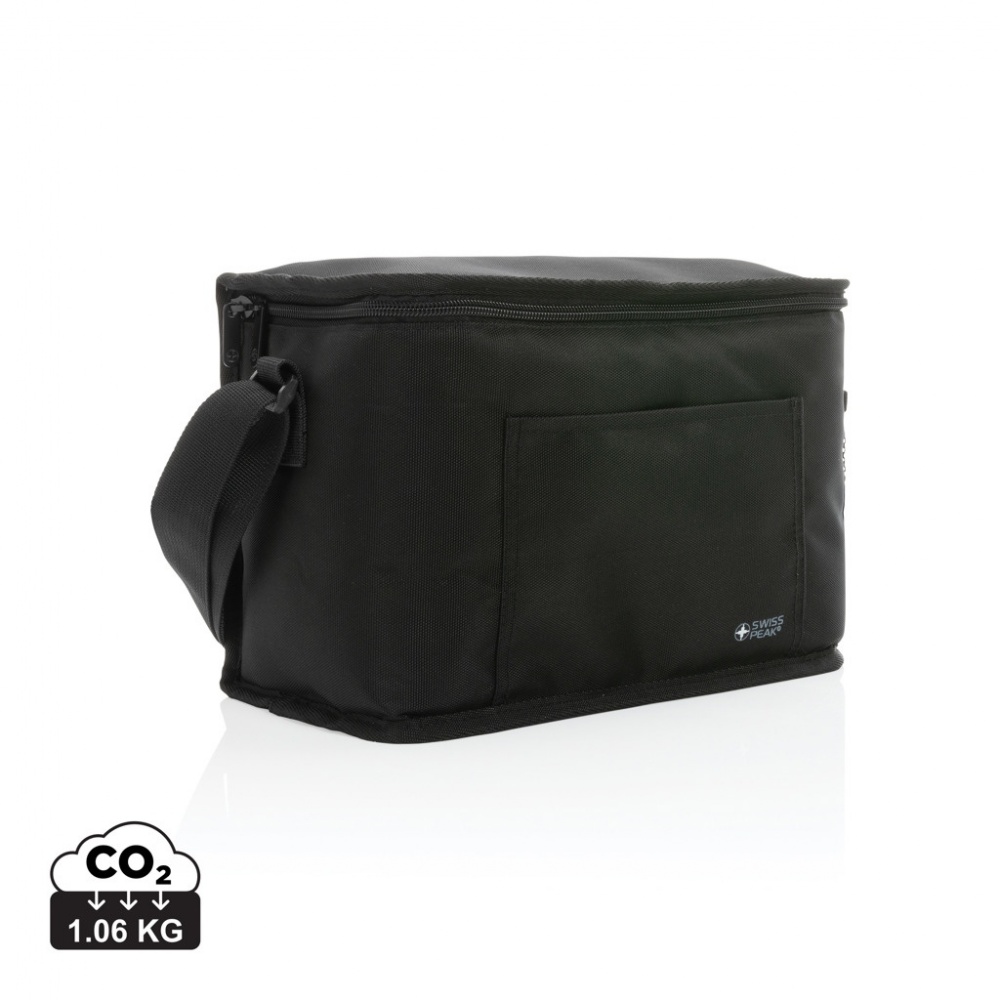 Logotrade promotional merchandise image of: Swiss Peak AWARE™ 1200D deluxe 8 can cooler bag