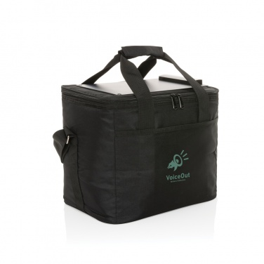 Logotrade promotional item image of: Pedro AWARE™ RPET deluxe cooler bag with 5W solar panel