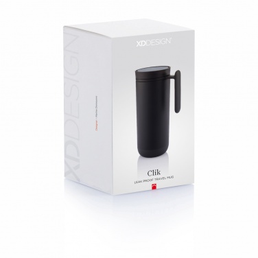 Logo trade advertising products image of: Clik leak proof travel mug