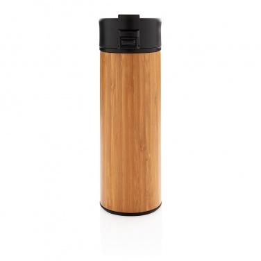 Logotrade promotional products photo of: Bogota vacuum bamboo coffee mug