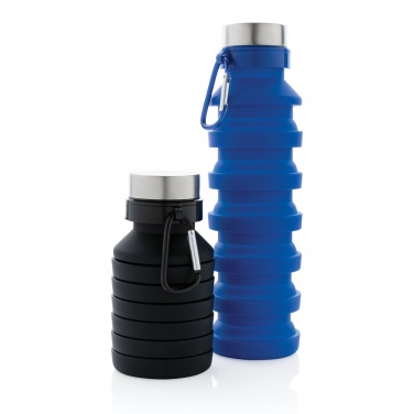 Logotrade business gifts photo of: Leakproof collapsible silicone bottle with lid