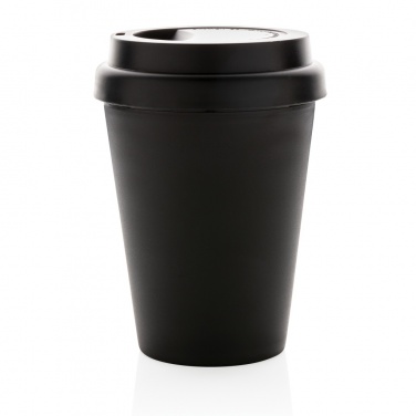 Logo trade promotional giveaways picture of: Reusable double wall coffee cup 300ml