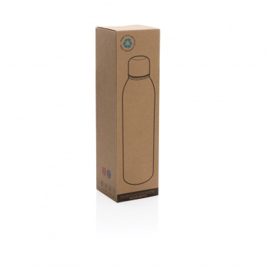 Logo trade promotional giveaway photo of: RCS Recycled stainless steel vacuum bottle 500ML