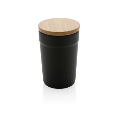 Logotrade business gifts photo of: GRS certified recycled PP mug with bamboo lid