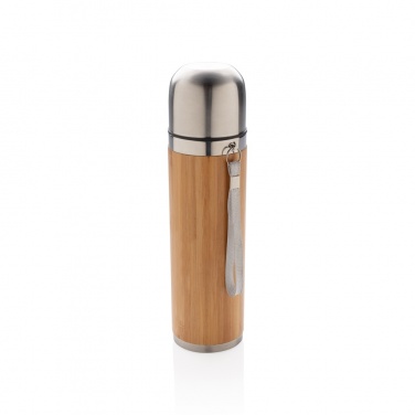 Logotrade promotional giveaways photo of: Bamboo vacuum travel flask