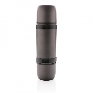 Logo trade promotional giveaway photo of: Vacuum flask with 2 cups