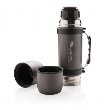 Logo trade promotional items picture of: Vacuum flask with 2 cups