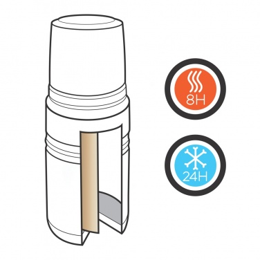 Logotrade promotional merchandise picture of: Swiss Peak Elite 0.5L copper vacuum flask