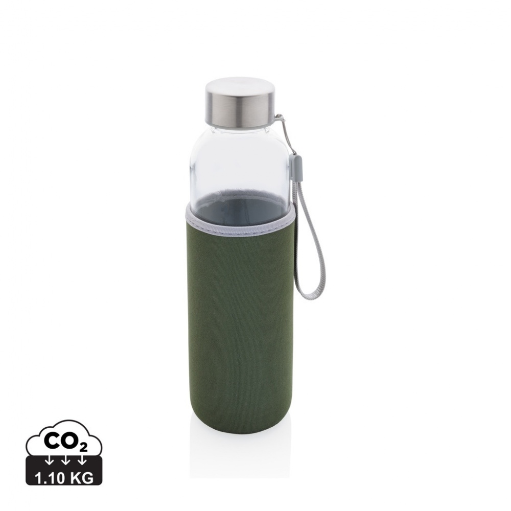 Logotrade promotional gift picture of: Glass bottle with neoprene sleeve