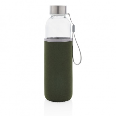 Logotrade promotional gift image of: Glass bottle with neoprene sleeve