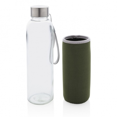 Logotrade advertising product image of: Glass bottle with neoprene sleeve