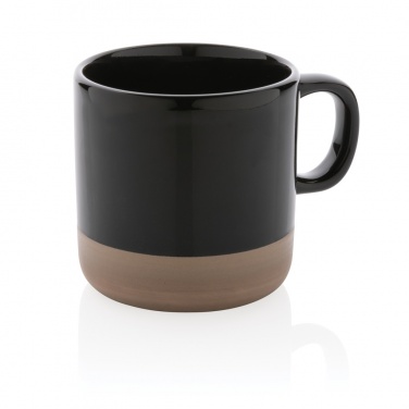 Logo trade promotional products image of: Glazed ceramic mug 360ml