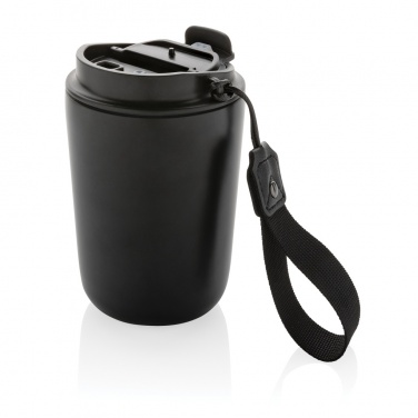 Logotrade promotional giveaway picture of: Cuppa RCS re-steel vacuum tumbler with lanyard