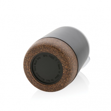 Logo trade promotional items picture of: RCS Re-steel cork small vacuum coffee mug