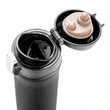 Logo trade promotional products picture of: RCS Recycled stainless steel easy lock vacuum mug