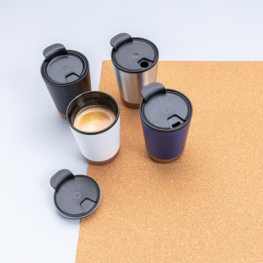 Logotrade promotional giveaway image of: GRS RPP stainless steel cork coffee tumbler