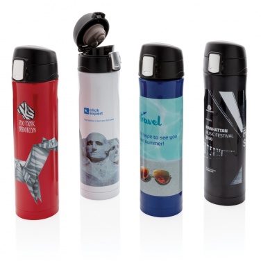 Logo trade corporate gift photo of: RCS Re-steel easy lock vacuum flask