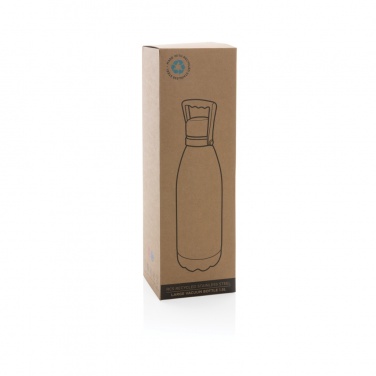 Logotrade corporate gift picture of: RCS Recycled stainless steel large vacuum bottle 1.5L