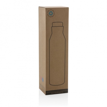 Logotrade promotional item picture of: Gaia RCS certified recycled stainless steel vacuum bottle