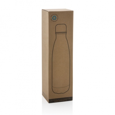 Logotrade business gift image of: Eureka RCS certified re-steel single wall water bottle