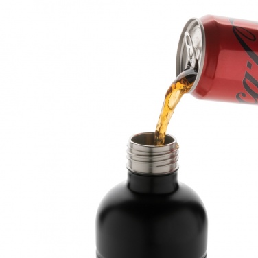 Logo trade promotional merchandise image of: Soda RCS certified re-steel carbonated drinking bottle