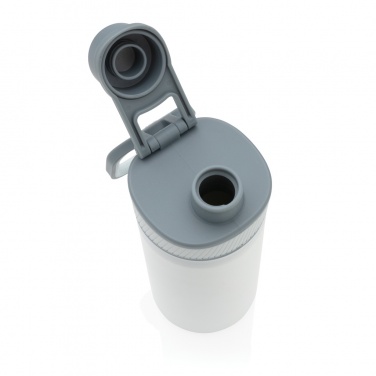 Logo trade promotional gift photo of: Vacuum stainless steel bottle with sports lid 550ml