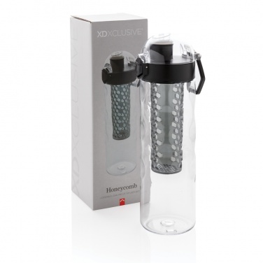 Logo trade promotional products image of: Honeycomb lockable leak proof infuser bottle