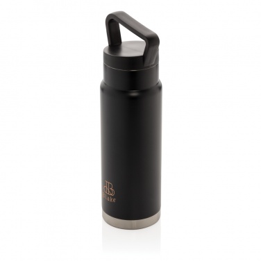 Logo trade promotional items picture of: Leakproof vacuum on-the-go bottle with handle