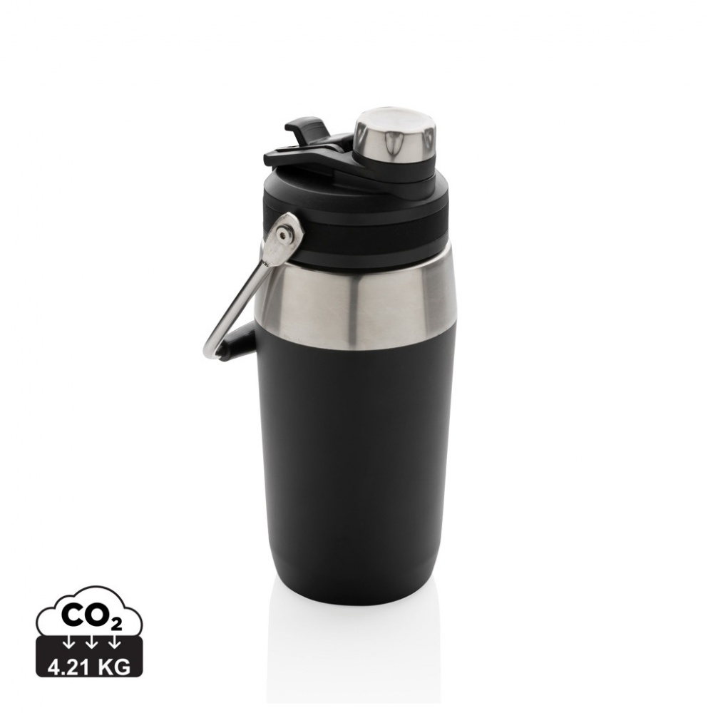Logotrade promotional item picture of: Vacuum stainless steel dual function lid bottle 500ml