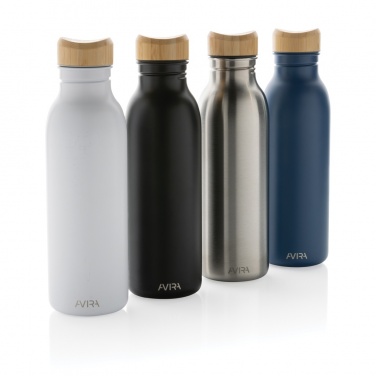 Logotrade promotional items photo of: Avira Alcor RCS Re-steel single wall water bottle 600 ML