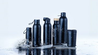 Logo trade advertising products image of: Avira Alcor RCS Re-steel single wall water bottle 600 ML