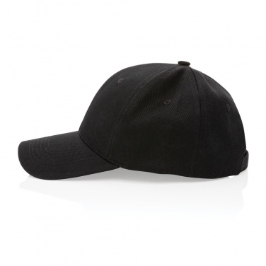 Logo trade promotional giveaways picture of: Impact 6 panel 280gr Recycled cotton cap with AWARE™ tracer
