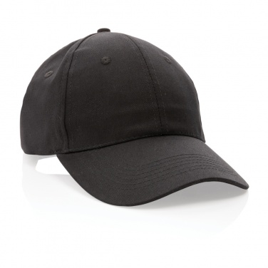 Logo trade business gift photo of: Impact 6 panel 190gr Recycled cotton cap with AWARE™ tracer